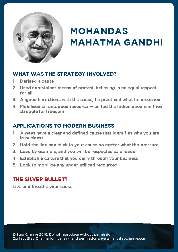 History’s Greatest Strategists Mahatma Gandhi